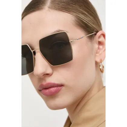 Zdjęcie Burberry okulary przeciwsłoneczne DAPHNE damskie kolor żółty 0BE3133