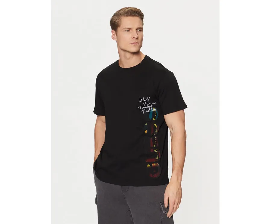 obrazek 1 Guess T-Shirt M5RI01 KCHA1 Czarny Regular Fit