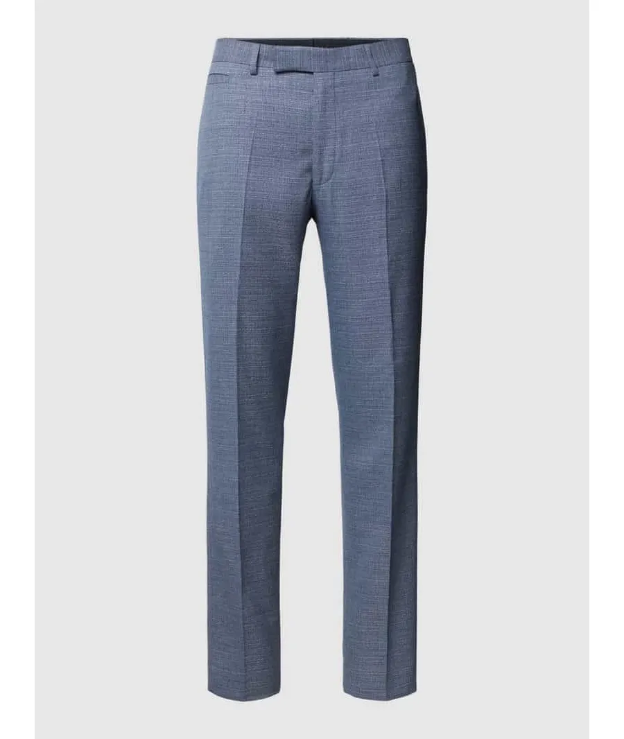 obrazek 1 Spodnie do garnituru o kroju slim fit w kant