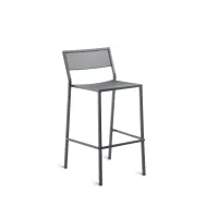 Zdjęcie Minimalistyczny stołek w kolorze grafitowym wykonany z żelaza