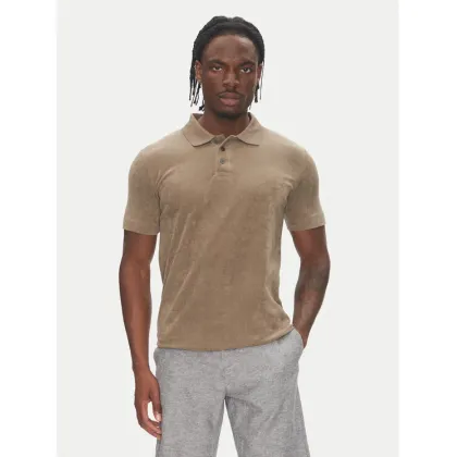 Zdjęcie Lindbergh Polo 30-404263 Beżowy Relaxed Fit