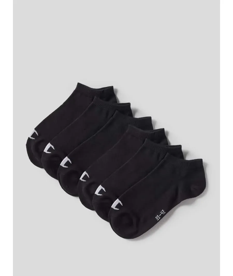 obrazek 1 Krótkie skarpety z nadrukiem z logo w zestawie 6 szt.