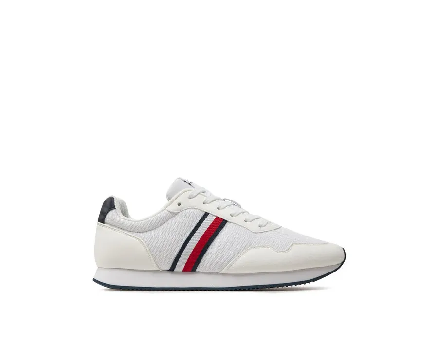 obrazek 1 Tommy Hilfiger Sneakersy Lo Runner Mix FM0FM04958 Biały