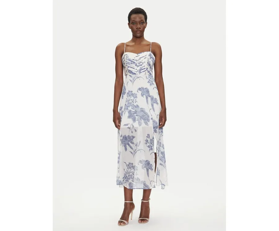 obrazek 1 Guess Sukienka letnia W5GT0L WCWF2 Biały Regular Fit