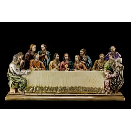 Picture Luxurious colorful statue depicting the Cenacle