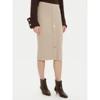 Zdjęcie ViCOLO Spódnica midi 55017S Beżowy Regular Fit