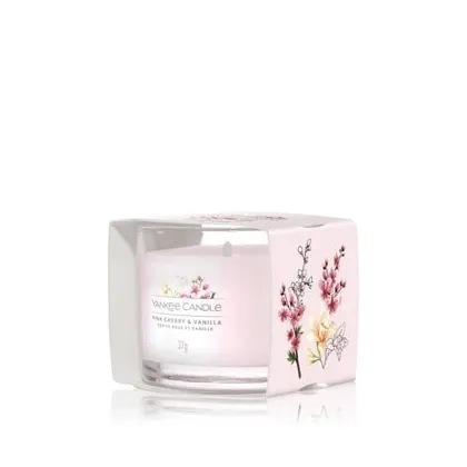 Zdjęcie Yankee Candle Pink Cherry Vanilla Filled Votive Świeca zapachowa 37 g