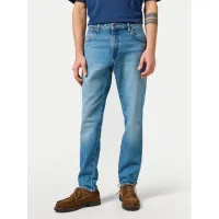 Zdjęcie Wrangler Jeansy River 112356836 Niebieski Tapered Fit