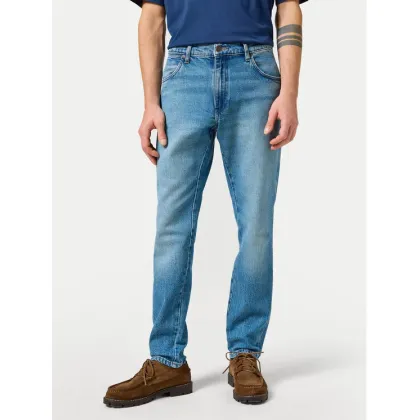 Zdjęcie Wrangler Jeansy River 112356836 Niebieski Tapered Fit
