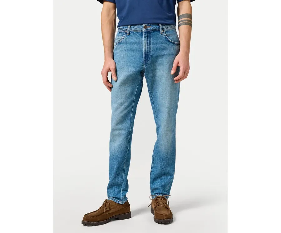 obrazek 1 Wrangler Jeansy River 112356836 Niebieski Tapered Fit