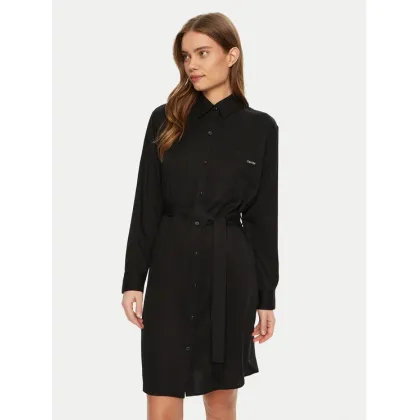 Zdjęcie Calvin Klein Jeans Sukienka koszulowa J20J224819 Czarny Regular Fit