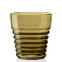 Zdjęcie Gustowna brązowa szklanka do whisky ze szkła Murano