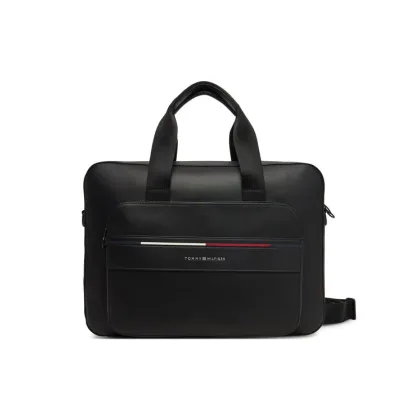 Zdjęcie Tommy Hilfiger Torba na laptopa Th Foundation Computer Bag AM0AM13198 Czarny