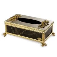 Zdjęcie Wyjątkowy pojemnik na chusteczki z marmuru