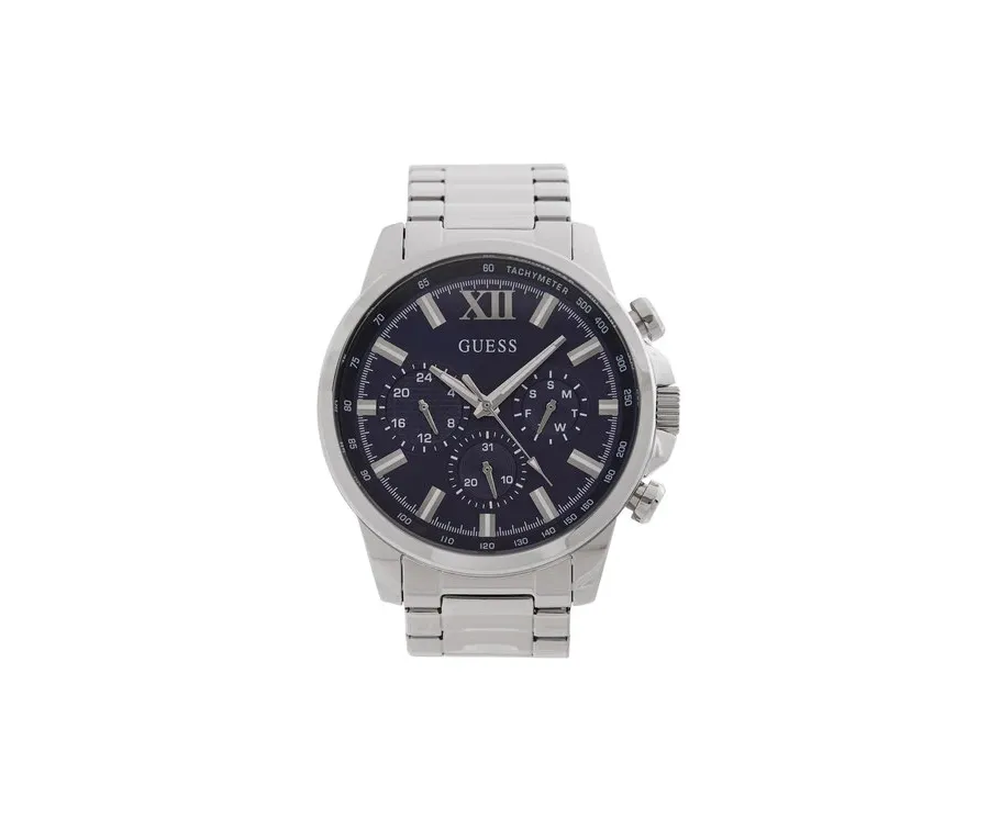obrazek 1 Guess Zegarek Walker  GW0900G4 Srebrny
