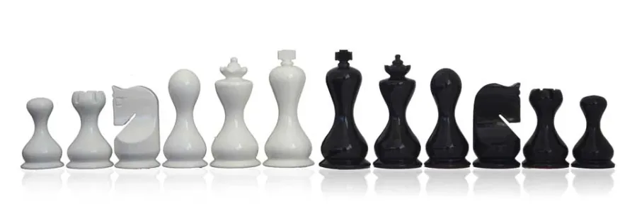 obrazek 1 Eleganckie szachy drewniane Italfama