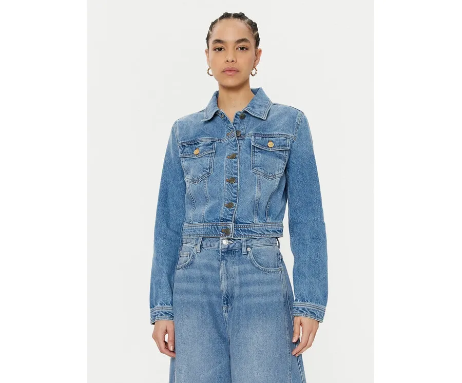 obrazek 1 TWINSET Kurtka jeansowa 242TP2562 Niebieski Regular Fit