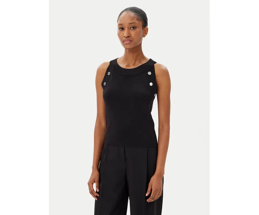 obrazek 1 ARTIGLI Sweter ACMA001879 002 Czarny Regular Fit