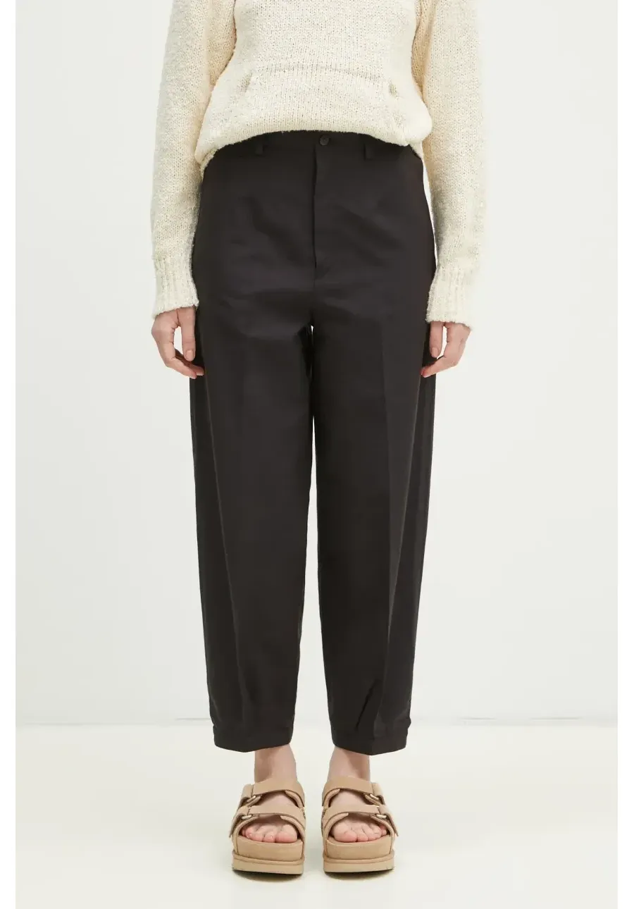 obrazek 1 WMV spodnie wełniane Jopper Pants damskie kolor czarny szerokie high waist 325105008002