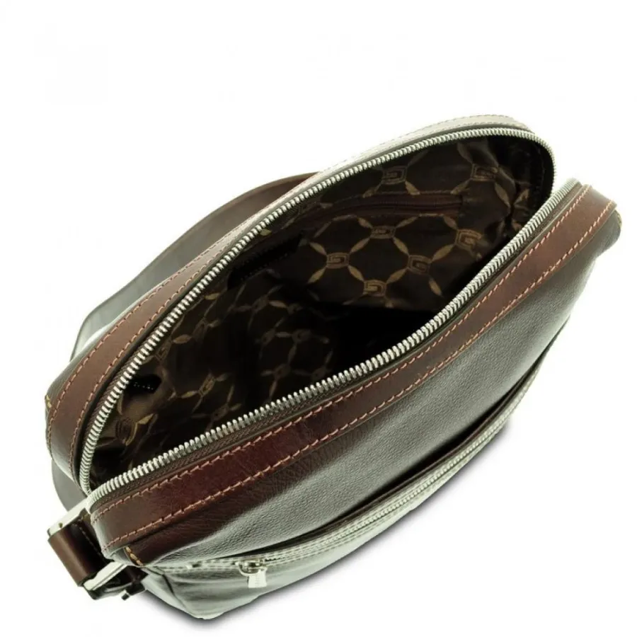 obrazek 4 Skórzana męska torba na ramię - Giudi