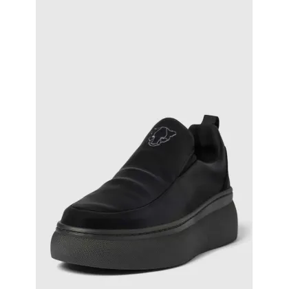 Zdjęcie Sneakersy na platformie z wyhaftowanym motywem