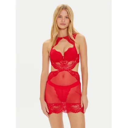 Zdjęcie Guess Koszula nocna Monica O4BX17 KCC70 Czerwony Regular Fit
