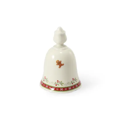 Picture A beautiful ivory-colored ceramic bell from the Christmas gingerbread – Leander collection
