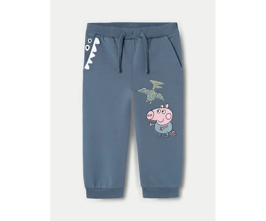 obrazek 1 NAME IT Spodnie dresowe PEPPA PIG 13233915 Niebieski Regular Fit
