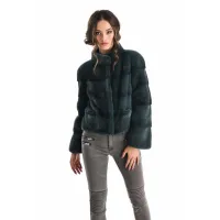 Zdjęcie Luksusowe krótkie futerko wykonane z norek - A&A Vesa