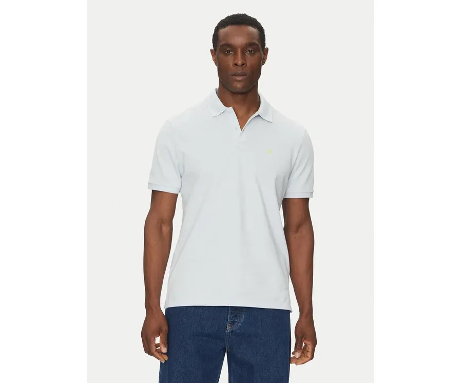 obrazek 1 Calvin Klein Jeans Polo LV040EM269 Błękitny Regular Fit