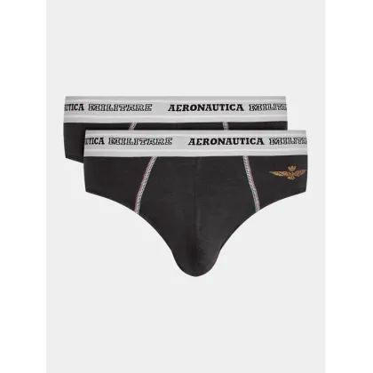 Zdjęcie Aeronautica Militare Komplet 2 par slipów AM1USL002 Czarny