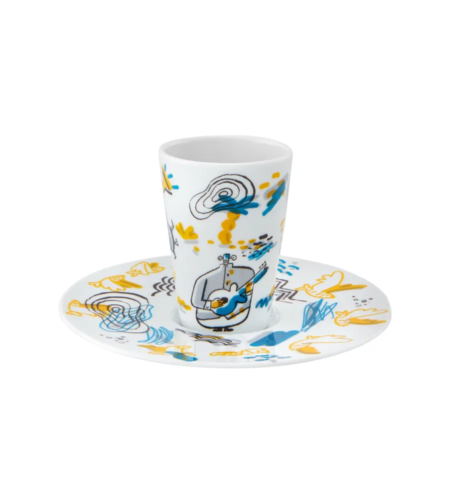 obrazek 1 Fenomenalna filiżanka porcelanowa do kawy ze spodkiem