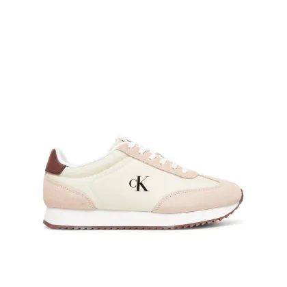 Zdjęcie Calvin Klein Jeans Sneakersy Runner Laceup Mg Nylon Mix YW0YW01828 Écru