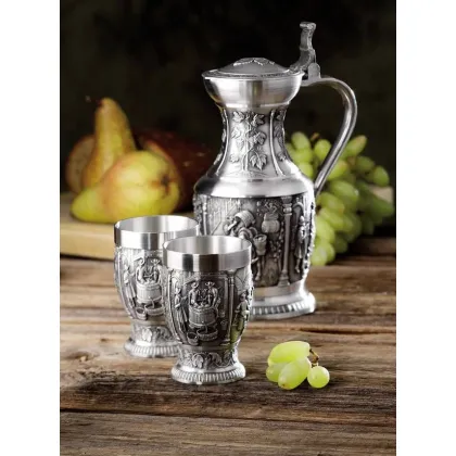 Zdjęcie Upominkowy komplet do wina - dzbanek + 2 kubki