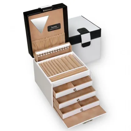 Zdjęcie Fascynujące pudełko na biżuterię z dwiema podzielnymi szufladami - Sacher