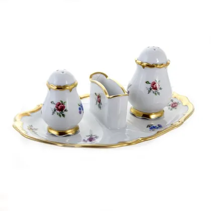 Zdjęcie Pieprzniczka i solniczka z porcelany