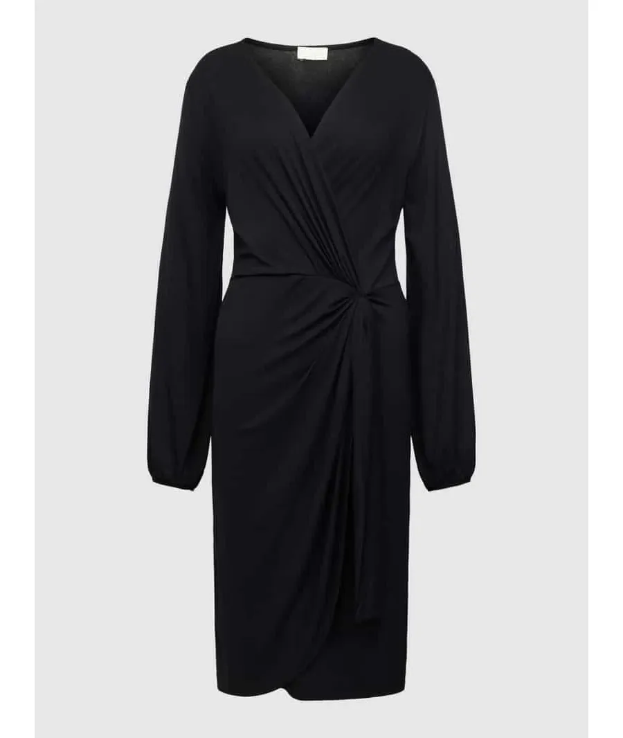 obrazek 1 Sukienka kopertowa o długości do kolan