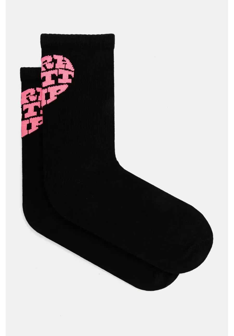 obrazek 1 Carhartt WIP skarpetki Heartbreaker Socks kolor czarny I034370.2O5XX