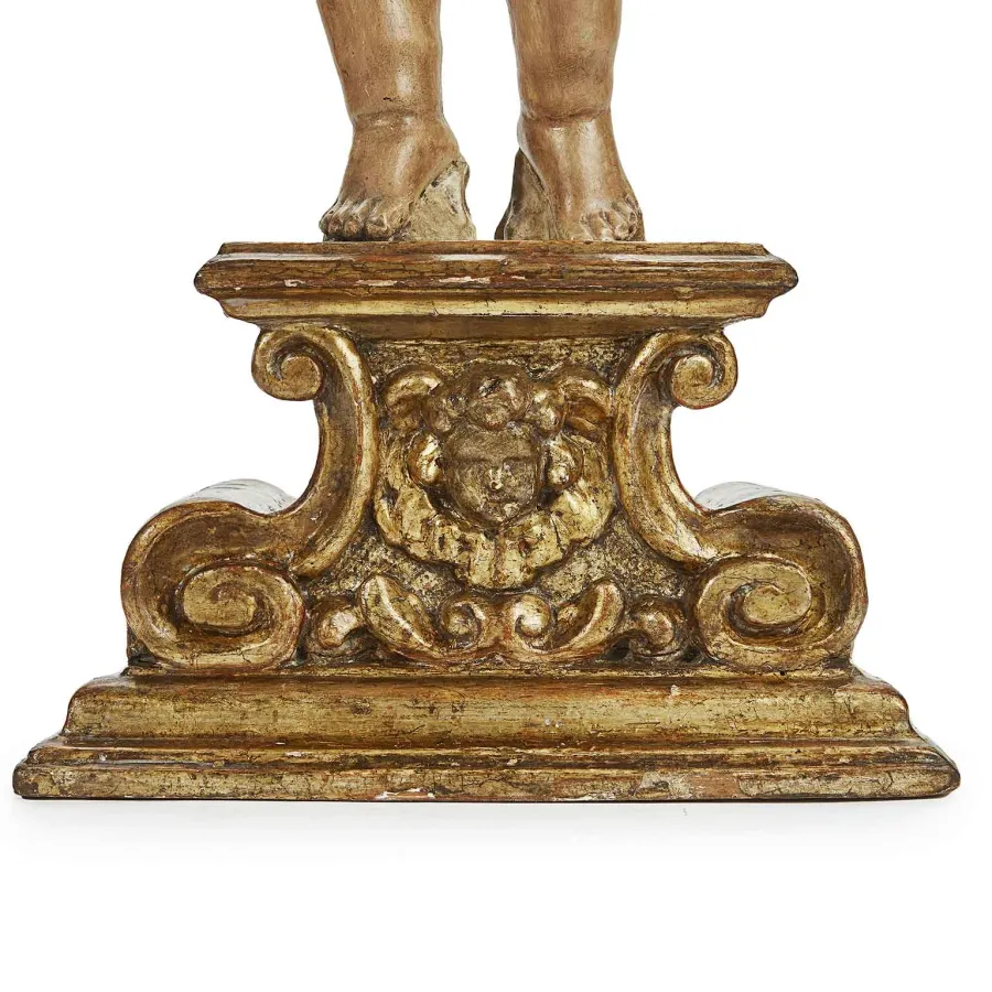 obrazek 6 Antyczna para rzeźbionych figur z XVIII wieku