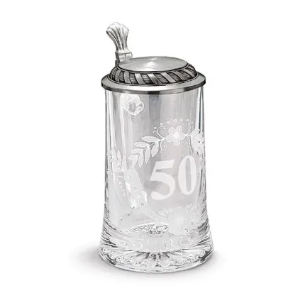 Zdjęcie Elegancki kufel do piwa jubileuszowy