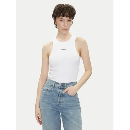 Zdjęcie Pepe Jeans Top Marian PL506035 Biały Slim Fit
