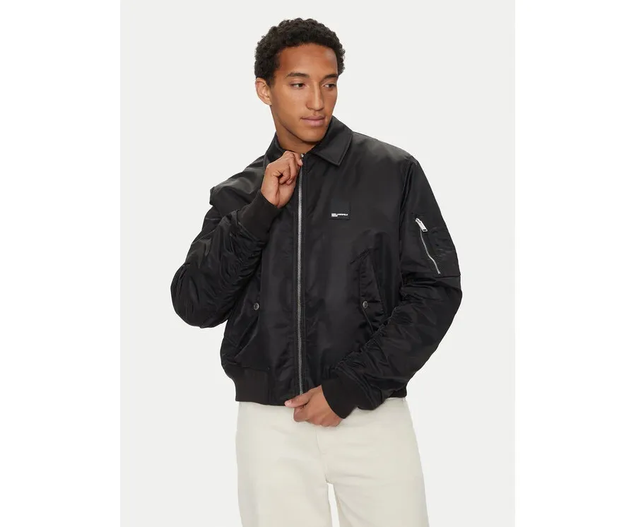 obrazek 1 Karl Lagerfeld Jeans Kurtka bomber 245D1501 Czarny Regular Fit