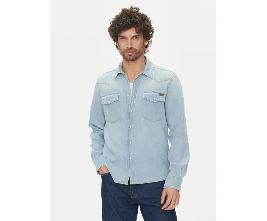 obrazek 1 Liu Jo Koszula QA5298 D4851 78888 Niebieski Regular Fit