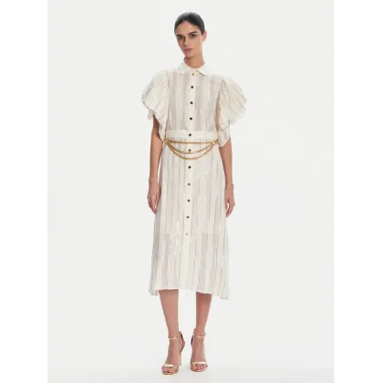 Zdjęcie Fracomina Sukienka koszulowa FS25SD3003W403Q7 Biały Regular Fit