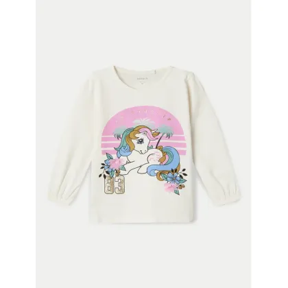 Zdjęcie NAME IT Bluzka Josefine 13231886 Écru Regular Fit