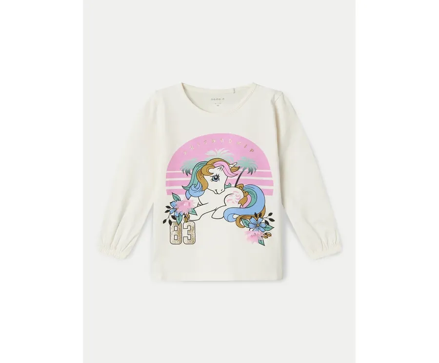 obrazek 1 NAME IT Bluzka Josefine 13231886 Écru Regular Fit