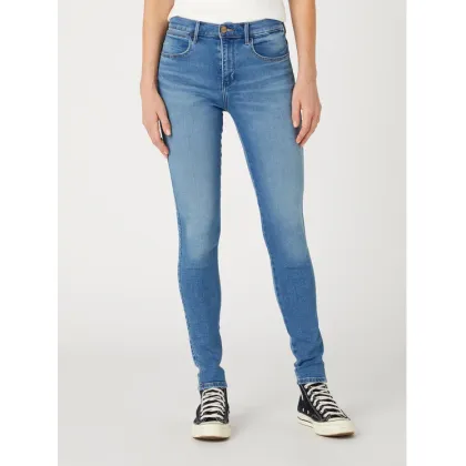 Zdjęcie Wrangler Jeansy High Skinny 630 W27HCY37O 112332394 Niebieski Skinny Fit