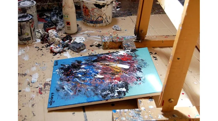 obrazek 3 Abstrakcja 40 x 30 cm, technika mieszana na płótnie – Amelia Augustyn