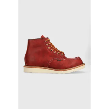 Zdjęcie Red Wing buty skórzane Moc Toe męskie kolor czerwony 8864
