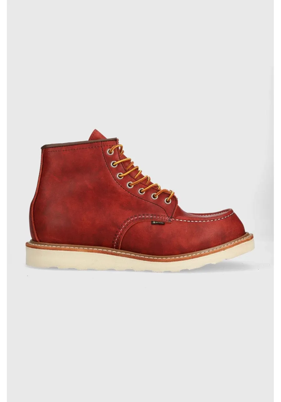 obrazek 1 Red Wing buty skórzane Moc Toe męskie kolor czerwony 8864